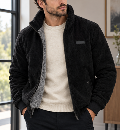 Men's Corduroy Jacket – Insulated Design, Ribbed Texture, Work & Casual Wear