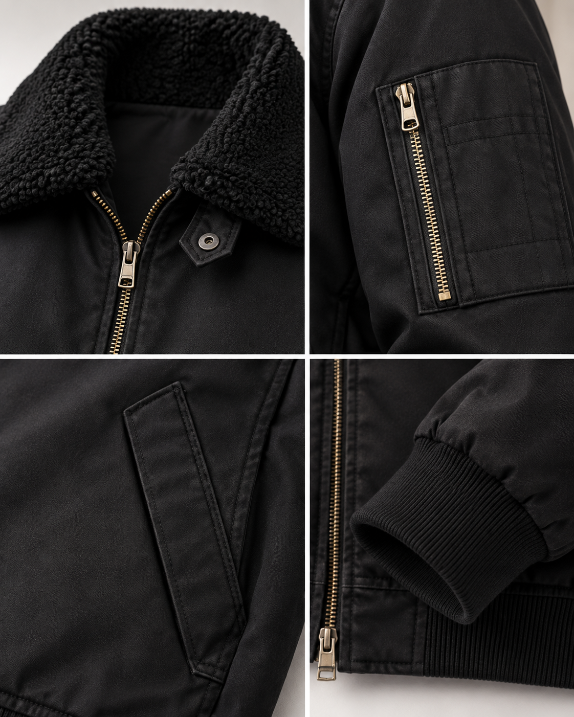 Men's Fleece-Lined Jacket – Insulated Design, Soft Interior, Everyday Wear