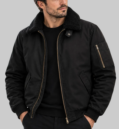 Men's Fleece-Lined Jacket – Insulated Design, Soft Interior, Everyday Wear